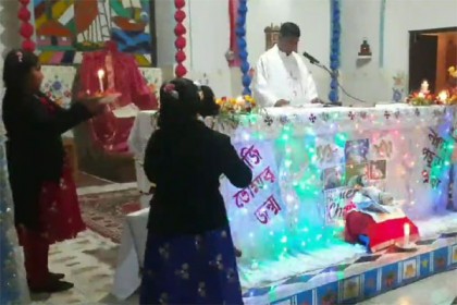 বাগেরহাটের ৪৩ ক্যাথলিক চার্চে বড়দিন উদযাপিত