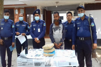 শেরপুরের নকলায় তিন কেজি গাঁজাসহ গ্রেফতার ১