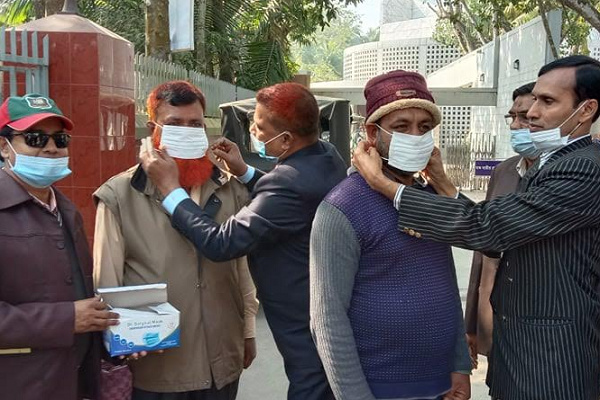 গোপালগঞ্জে ১০০ কিলোমিটার এলাকায় করোনা সচেতনতা  