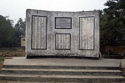দিনাজপুরে মহারাজা স্কুলের মাইন বিস্ফোরণ ট্রাজেডি দিবস কাল