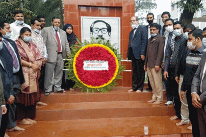 সিলেট মেডিকেল বিশ্ববিদ্যালয়ে বঙ্গবন্ধুর স্বদেশ প্রত্যাবর্তন দিবস উদযাপন