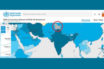 ভারতের মানচিত্র থেকে জম্মু–কাশ্মীরকে বাদ দিল বিশ্ব স্বাস্থ্য সংস্থা, বিতর্ক