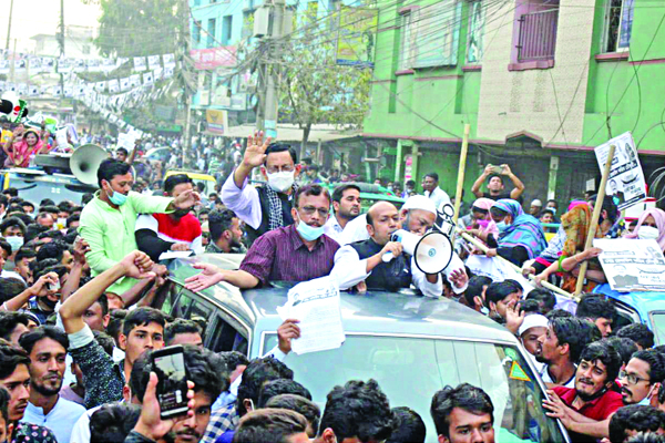 চাঁদাবাজমুক্ত ব্যবসা বান্ধব নগরী গড়ব