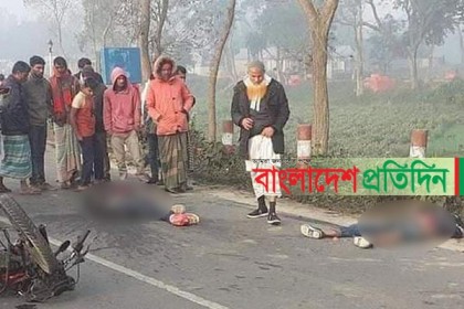 জামালপুরে সড়ক দুর্ঘটনায় দুই মোটরসাইকেল আরোহী নিহত