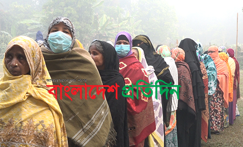 শান্তিপূর্ণ পরিবেশে নরসিংদীতে চলছে ভোটগ্রহণ