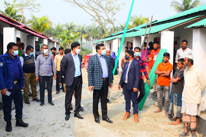 ভোলায় ৫২০ গৃহহীনকে মুজিববর্ষের উপহার 