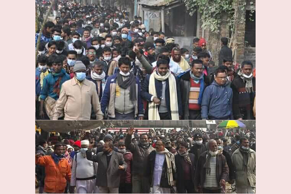 রাণীশংকৈলে মনোনয়ন ফরম দাখিলে আচরণবিধি লঙ্ঘন