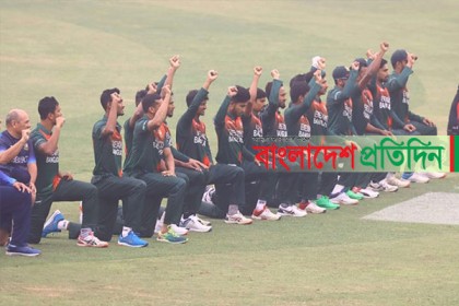 মিরপুরে অনুচ্চারে ধ্বনিত ‘ব্ল্যাক লাইভস ম্যাটার’