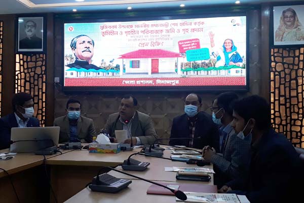 দিনাজপুরে ঘর পাবে ৩০২২ গৃহহীন পরিবার