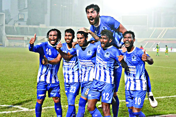 আবদুল্লাহর গোলে শেখ রাসেলের জয়