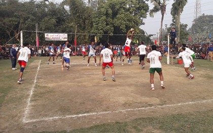 পাকুন্দিয়ায় ভলিবল টুর্নামেন্ট অনুষ্ঠিত