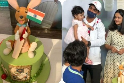 ক্যাঙারুর প্রতিকৃতি থাকায় কেক কাটলেন না রাহানে