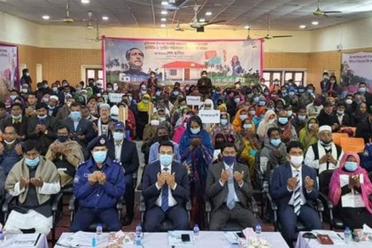 বাড়ি পেলেন ব্রাহ্মণবাড়িয়ার ১০৯১ জন