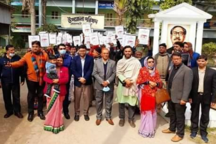 ফরিদপুরে ঘর পেল গৃহহীন ও ভূমিহীন পরিবার 