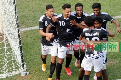 রবিনহোর গোলে জয়ের ধারায় বসুন্ধরা কিংস
