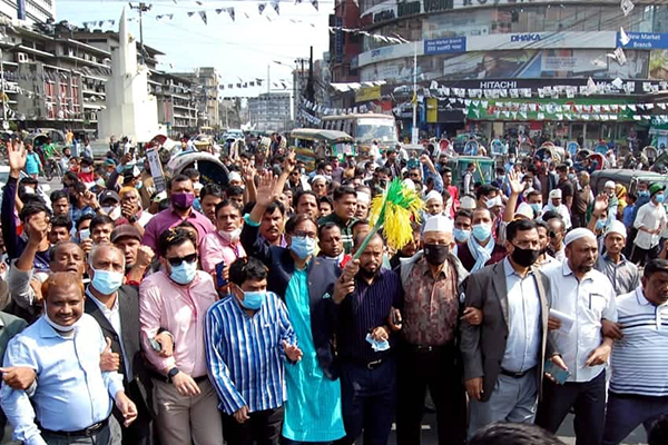 কেন্দ্রীয় নেতাদের নিয়ে শেষ প্রচারণায় ডা. শাহাদাত