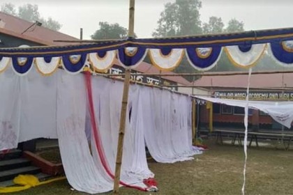 শ্রীপুরে উপজেলা বিএনপির মঞ্চ ভাঙচুরের অভিযোগ