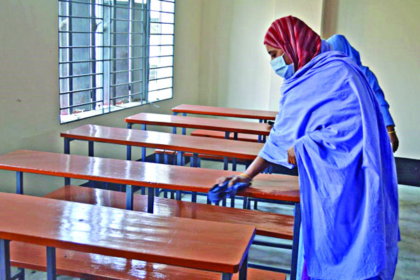 প্রস্তুতি চলছে শিক্ষা প্রতিষ্ঠান খোলার