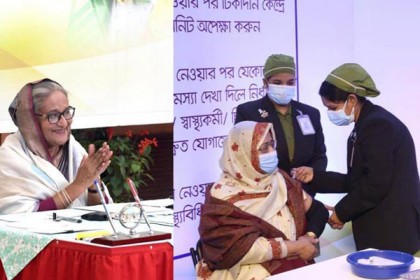 ঢাকার ৫ হাসপাতালে করোনার টিকা দেওয়া শুরু