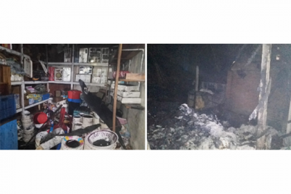 কুমিল্লার লাকসামে তুলার কারখানা থেকে অগ্নিকাণ্ড 