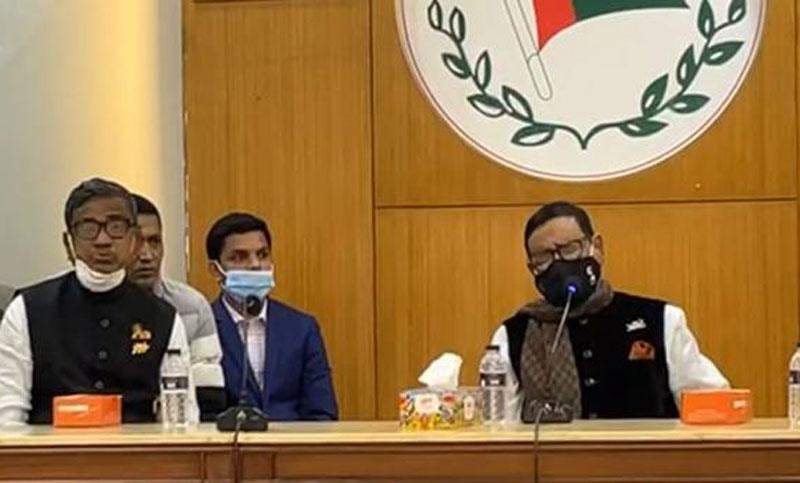 কাদের মির্জাকে শান্ত থাকতে বললেন ওবায়দুল কাদের