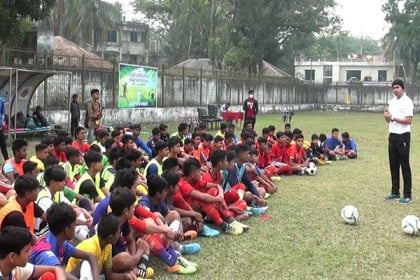 গোপালগঞ্জে বাফুফের বয়সভিত্তিক খেলোয়াড় বাছাই