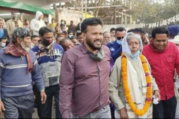 শৈলকূপায় দলীয় মনোয়ন পাওয়ায় আওয়ামী লীগের প্রার্থীকে সংবর্ধনা