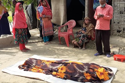 ফুলপুরে গার্মেন্টসকর্মীর রহস্যজনক মৃত্যু