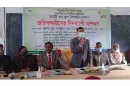 নলডাঙ্গায় ঝরে পড়া শিক্ষার্থীদের উপরে জরিপকারীদের প্রশিক্ষণ