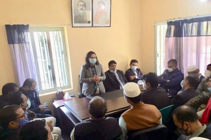 বিশ্বনাথ পৌরসভার অস্থায়ী কার্যালয় উদ্বোধন