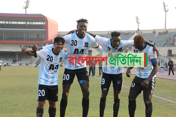 শেখ রাসেলকে হারিয়ে দুইয়ে উঠে এলো শেখ জামাল


