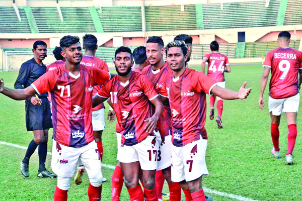 
বসুন্ধরা কিংসের ছয়ে ছয়