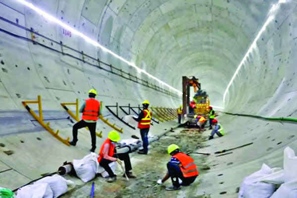 বঙ্গবন্ধু টানেলের কাজে দারুণ গতি