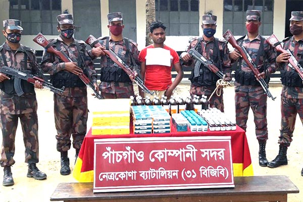নেত্রকোনায় ভারতীয় ওষুধসহ যুবক আটক