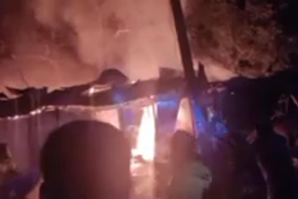 নাঙ্গলকোটে আগুনে ১২ দোকান ছাই