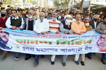 শেখ হাসিনা মেডিকেল বিশ্ববিদ্যালয় বিল পাস, খুলনায় আনন্দ মিছিল