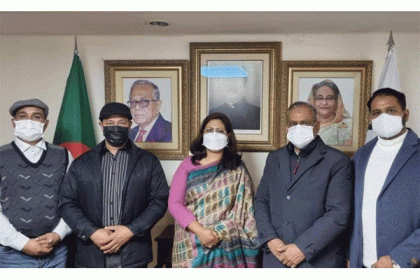 কোরিয়ায় বাংলাদেশি রাষ্ট্রদূতের  সাথে আওয়ামী লীগ নেতৃবৃন্দের সৌজন্য সাক্ষাৎ