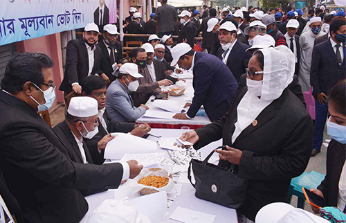 বরিশাল জেলা আইনজীবী সমিতির নির্বাচন সম্পন্ন