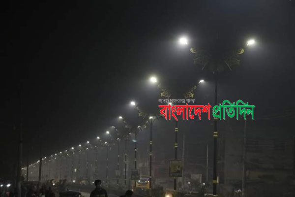 আলো ঝলমলে হলো সিটি বাইপাস ফোরলেন
