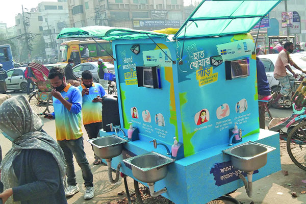 হাত ধোয়ায় সাড়া নেই