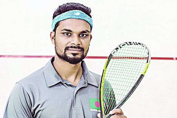 মাতৃভাষা দিবস স্কোয়াশে চ্যাম্পিয়ন সুমন