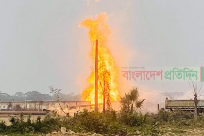 ঘোড়াশাল সার কারখানায় ভয়াবহ অগ্নিকাণ্ড