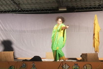 শ্রীমঙ্গলে বসন্ত উৎসবে 'লালজমিন' মঞ্চায়ন