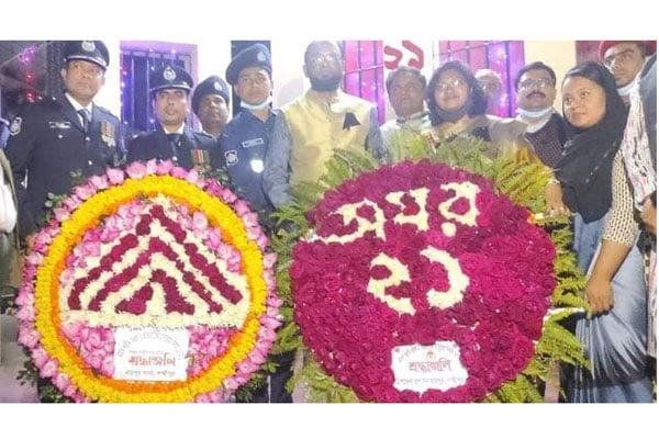 রায়পুরে বিনম্র শ্রদ্ধায় ভাষা শহীদদের স্মরণ