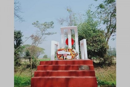 আন্তর্জাতিক মাতৃভাষা দিবসে বিশ্বনাথে দৃষ্টিনন্দন শহিদ মিনারের উদ্বোধন