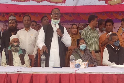 শৈলকুপায় নৌকা প্রতীকের নির্বাচনী জনসভা অনুষ্ঠিত