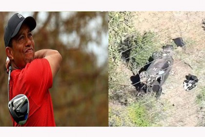 মারাত্মক দুর্ঘটনার আবারও আহত টাইগার উডস
