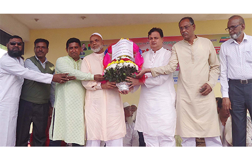 কাহালু পৌরসভার নবনির্বাচিত মেয়র ও কাউন্সিলরদের গণসংবর্ধনা