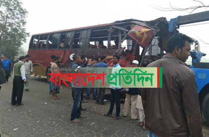 সিলেটে দুই বাসের সংঘর্ষে নিহত ৭