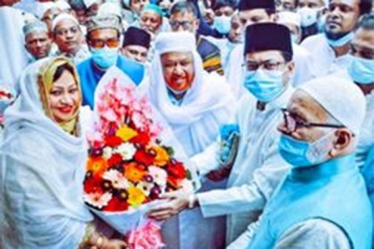 চিশতীয়া সাইদিয়া দরবার শরীফ কমপ্লেক্সে লুৎফা বেগম মহিলা মসজিদ উদ্বোধন 